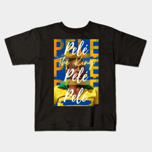 Pele The Legend of Brazilian Football Kids T-Shirt